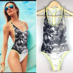 Victorias Secret Racerback SURF One Piece SwimSuit size L